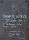 200px-Montblanc-Placa Josep M. Poblet.JPG